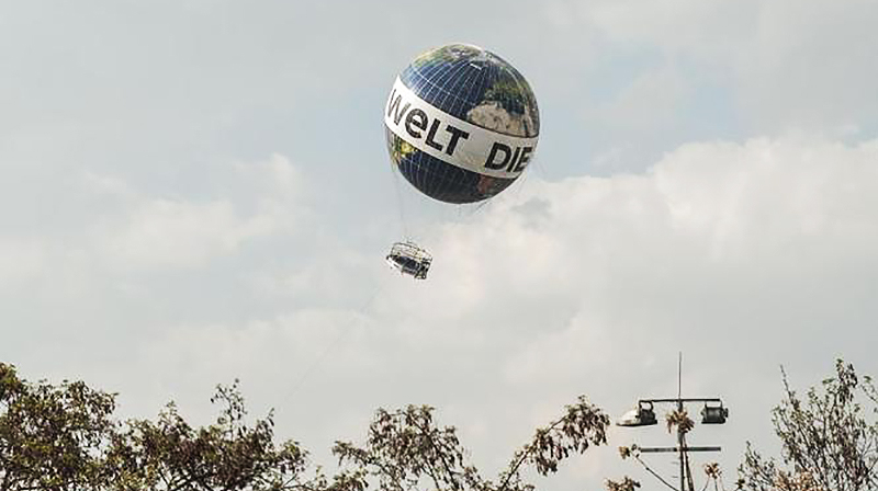 Новости: Воздушный шар в зоне турбулентности