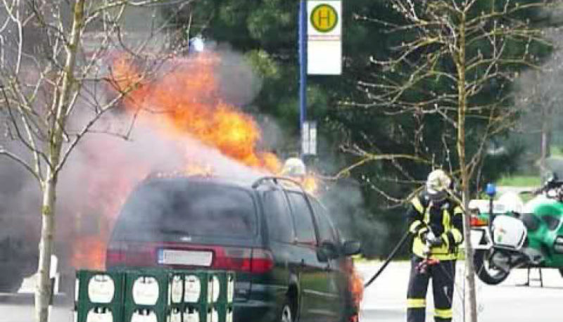 Новости: Автодрифт закончился пожаром
