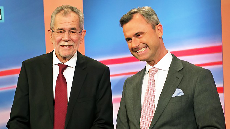 Новости: Выборы в Австрии: Хофер пока опережает ван Беллена на 4%