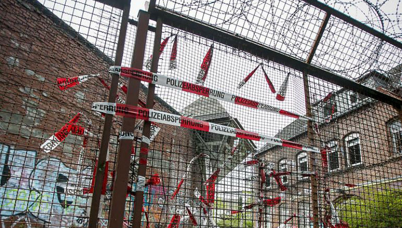 Новости: Пожар в старой тюрьме в Дюссельдорфе едва не уничтожил здание