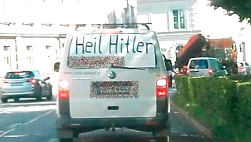 Новости: Микроавтобус с надписью «Хайль Гитлер» колесит Австрией
