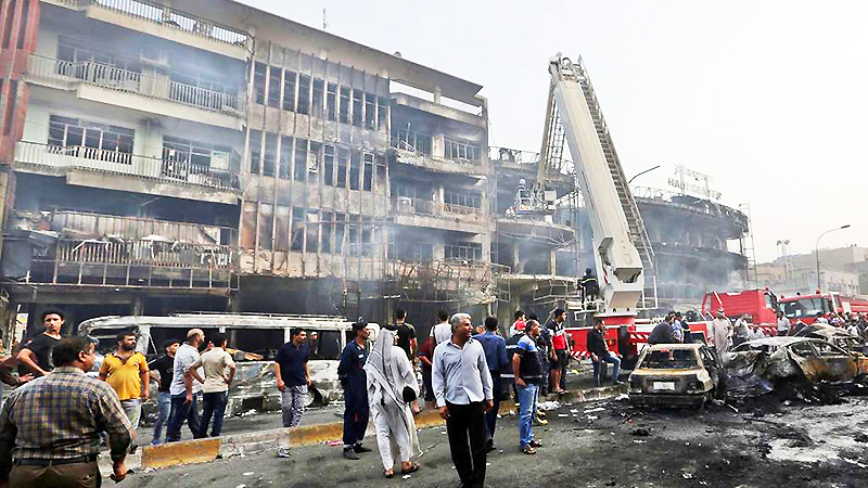 Новости: В результате теракта в Багдаде погибли 75 человек