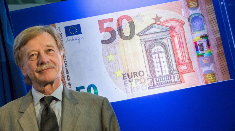 Деньги: ЕЦБ представил новую купюру номиналом 50 евро
