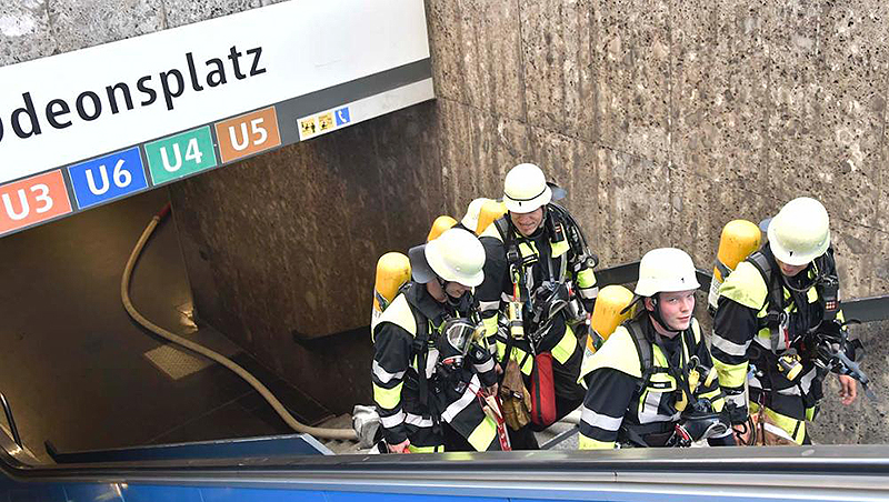 Новости: Пожар в мюнхенском метро