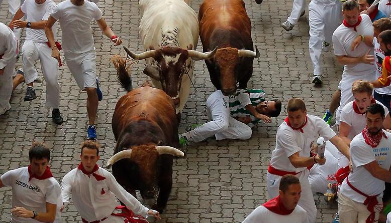 Досуг: Жертвами быков стали 14 гостей фестиваля (фото)