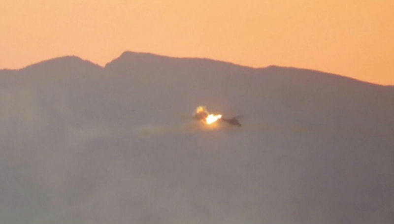Новости: В Сирии сбит российский вертолет, пилоты погибли