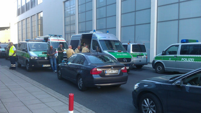 Происшествия: В Швайнфурте эвакуировали торговый центр (фото)