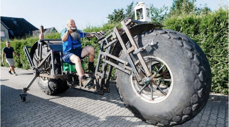 Общество: Немец смастерил самый тяжелый велосипед в мире