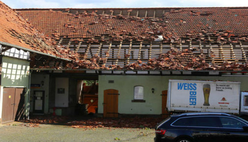Новости: Торнадо наделал беды в Геттингене