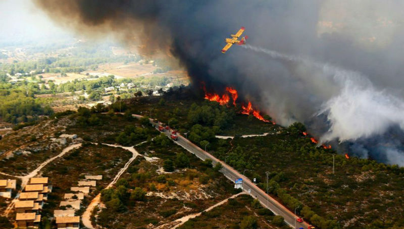 Новости: Пожары: с Коста Бланки эвакуируют туристов (видео)