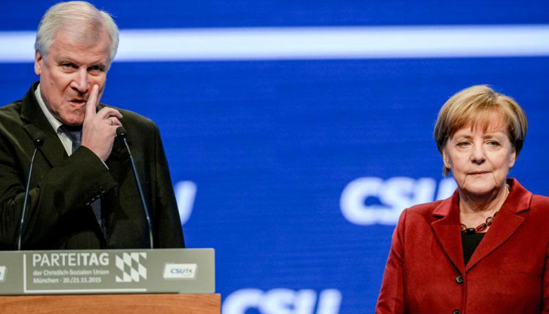 Новости: Меркель не пригласили на партийный съезд ХСС