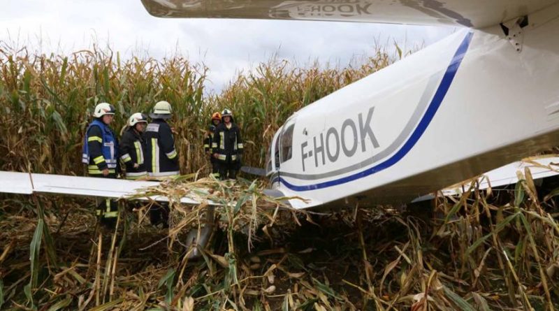 Происшествия: Пилот посадил самолет в кукурузном поле (фото)