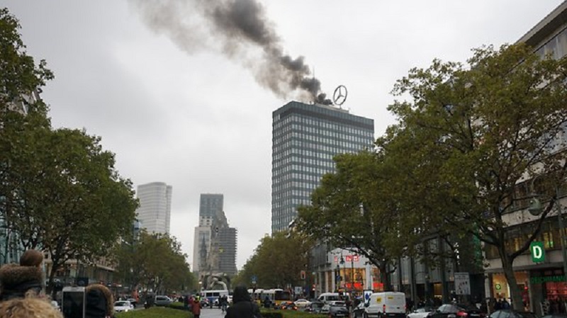Происшествия: Пожар в берлинском Europa Center