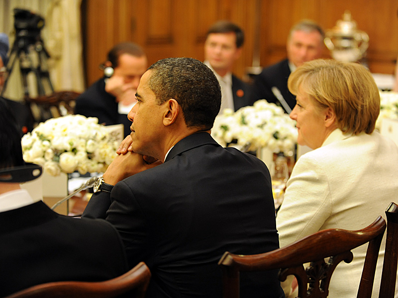 Политика: Встреча Обамы и Меркель: прощание политиков