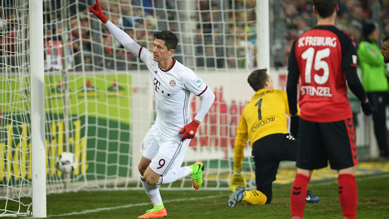Новости: Левандовски «вытягивает» победу для Мюнхена