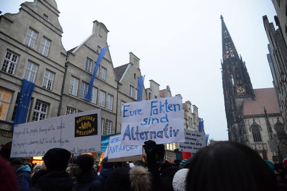 Политика: В Мюнстере прошли протесты против АдГ