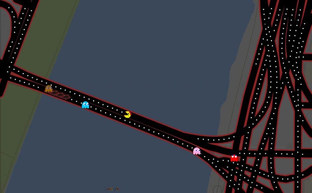 Общество: Компания Google превратила улицы Берлина в лабиринты из игры Pac-Man