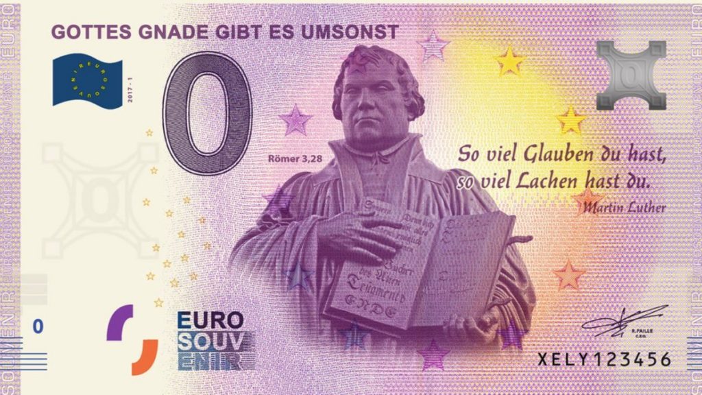 Деньги: В Германии выпустили коллекционную купюру номиналом €0