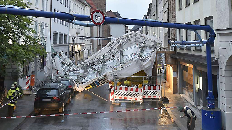 Происшествия: В центре Мюнхена рухнула стальная конструкция