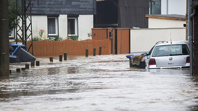 Погода: Германия под водой: ливни и наводнения