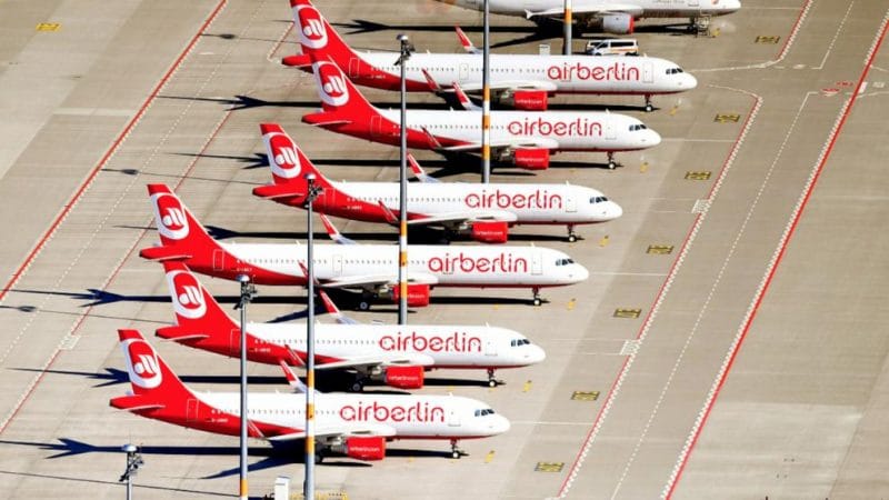 Новости: Air-Berlin отменила практически все рейсы