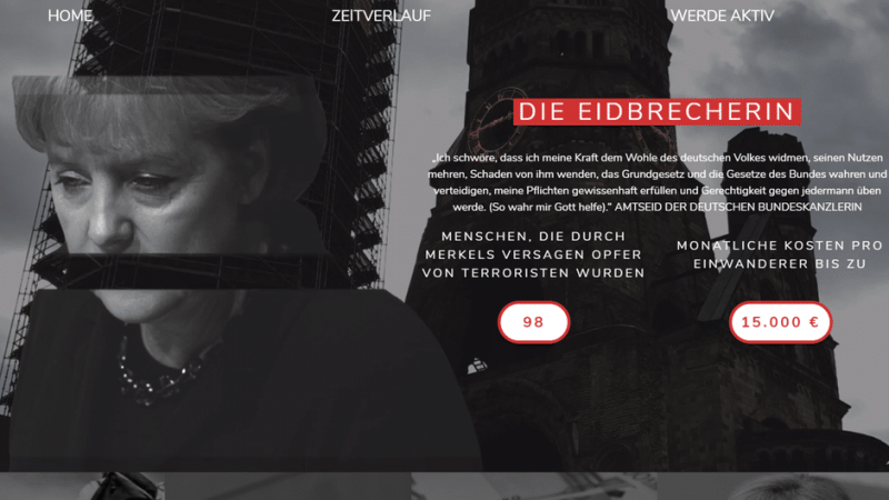 Политика: АдГ создала сайт, очерняющий Меркель