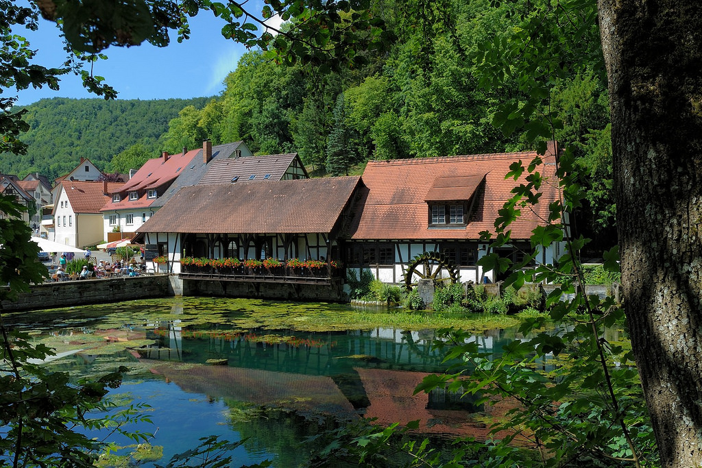 Галерея: Интересные места Германии: голубое озеро Блаутопф рис 3