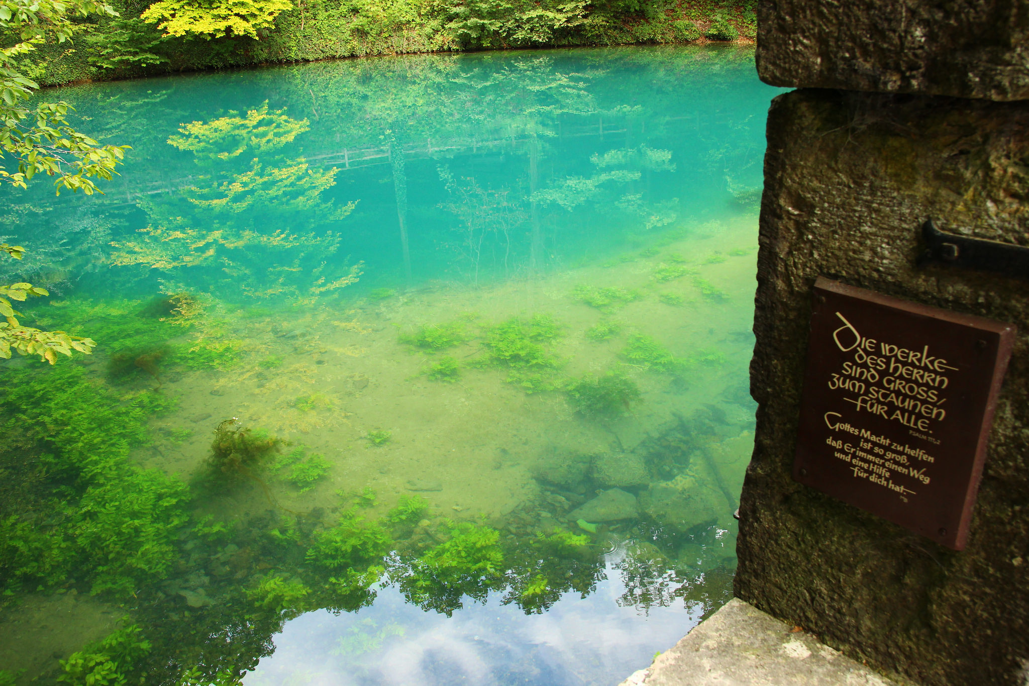 Галерея: Интересные места Германии: голубое озеро Блаутопф рис 2