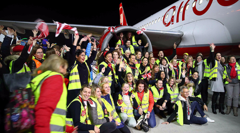 Новости: Трогательное прощание: так прошел последний рейс Air Berlin