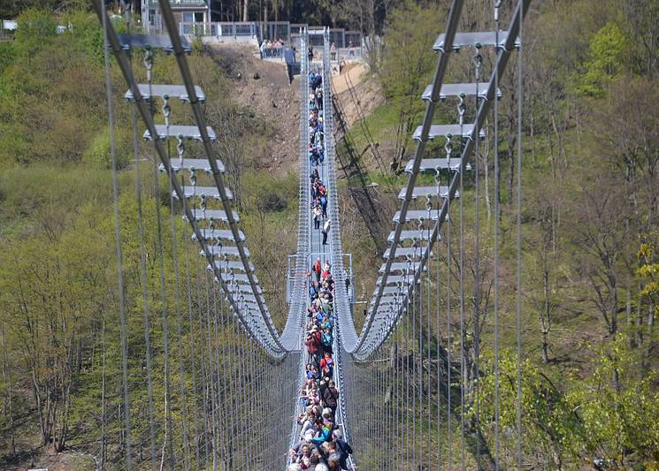 Культура: Titan-RT – самый длинный подвесной мост в мире
