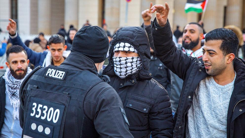 Происшествия: В Берлине демонстранты сожгли израильский флаг рис 3
