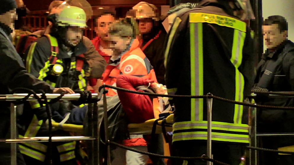 Происшествия: 27 пострадавших: в Дуйсбурге пассажирский корабль столкнулся с мостовой опорой