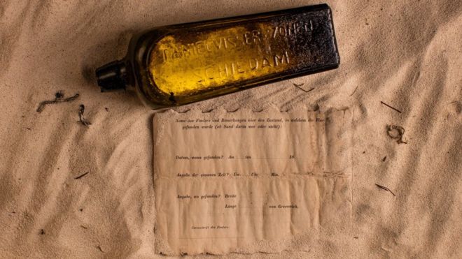 Досуг: Обнаружено древнейшее на сей день послание в бутылке
