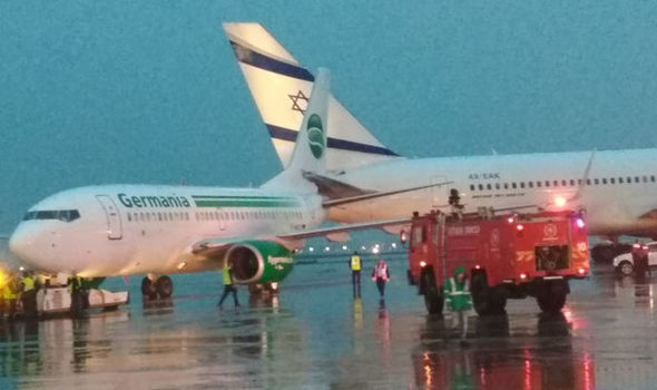 Отовсюду обо всем: Немецкий самолет врезался в израильский в аэропорту Тель-Авива (+видео)