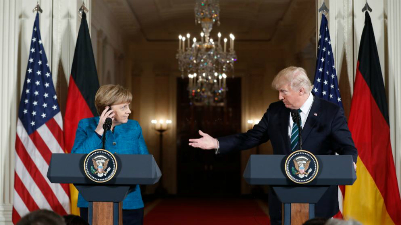 Политика: Меркель встретится с Трампом в Белом доме