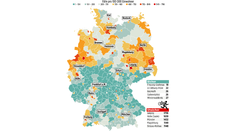 Общество: В каком городе Германии чаще всего воруют велосипеды?