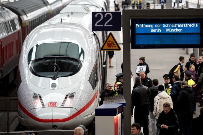 Новости: Deutsche Bahn увеличит количество поездов на маршруте Берлин-Мюнхен