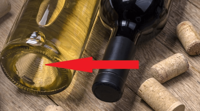 Общество: Для чего предназначено углубление на дне винных бутылок?