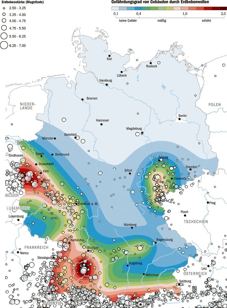Общество: Когда природа становится убийцей: в каких регионах Германии возможны землетрясения
