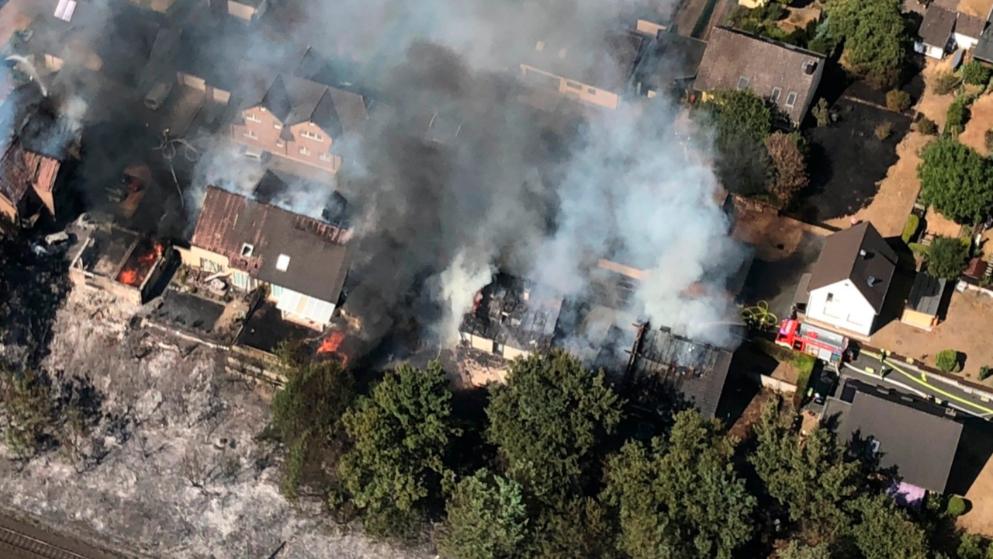 Происшествия: Из-за пожара в Зигбурге 23 человека остались без крыши над головой