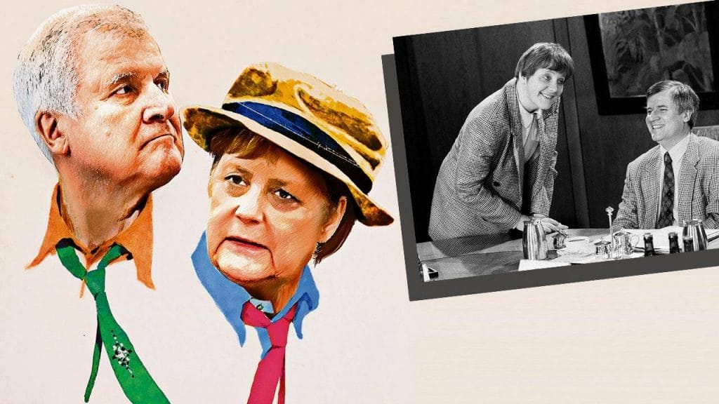 Политика: Странная парочка: Хорст Зеехофер и Ангела Меркель