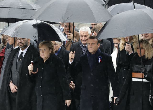 Политика: Ангела Меркель посетила торжества, посвященные столетию окончания ПМВ
