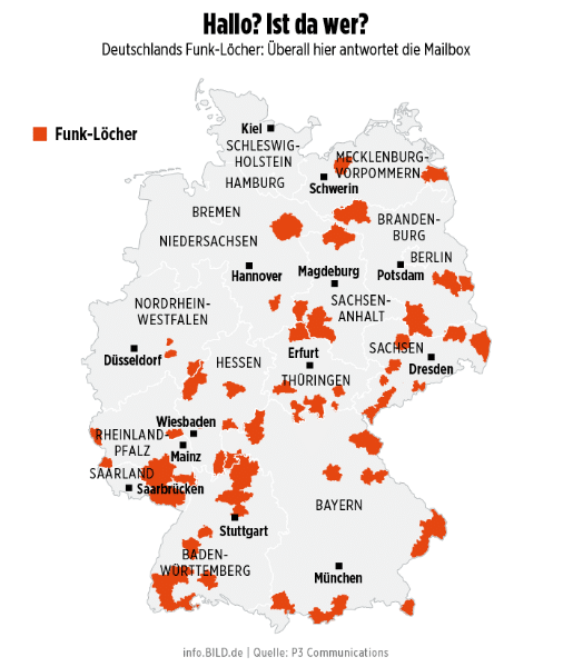 Общество: В этих регионах Германии хуже всего ловит мобильная сеть рис 2