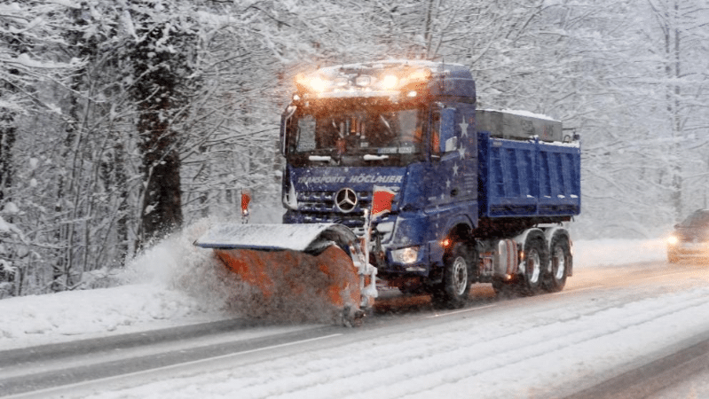 Погода: Германия в снегу: на юге выпала месячная норма снега