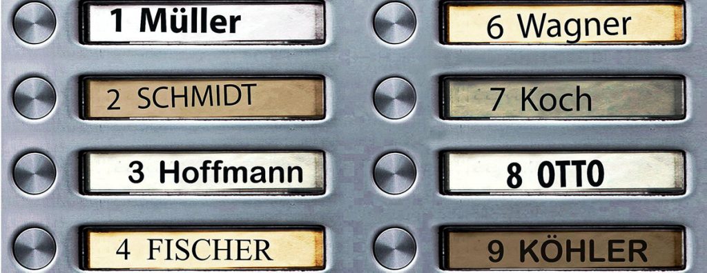 Общество: Топ: самые распространенные немецкие фамилии и их значение