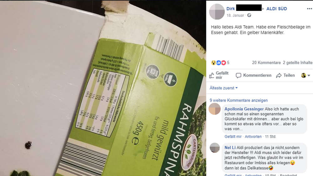 Общество: Покупатель нашел кое-что отвратительное в продукте из Aldi