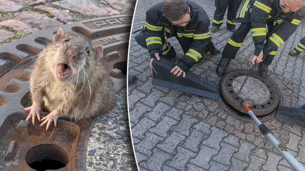 Общество: Истребление отменяется: в Баден-Вюртемберге пожарные спасли крысу