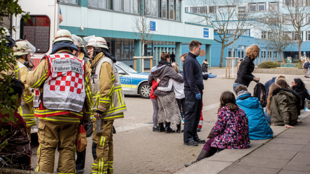 Происшествия: В школе Дуйсбурга неизвестные применили раздражающий газ: есть пострадавшие