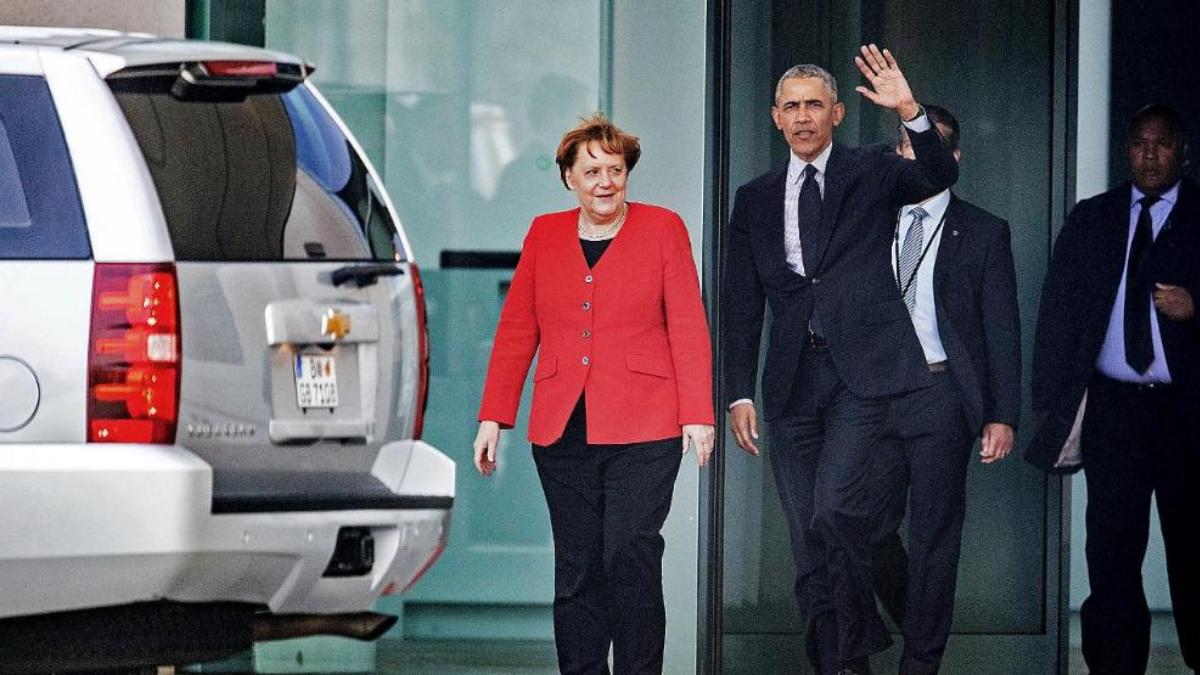 Политика: Обама в Берлине: как прошла встреча бывшего президента США и канцлера Германии
