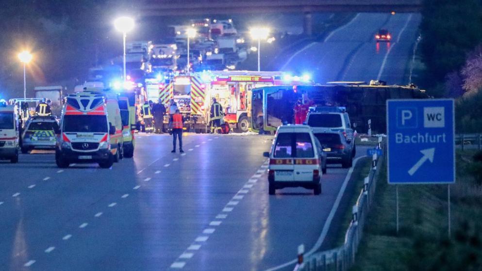 Происшествия: Возле Лейпцига перевернулся пассажирский автобус: есть жертвы рис 2